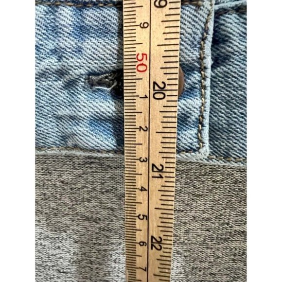 Forever21 Jean Jacket Women M Pocket Denim Button Up Long Sleeve Light Wash Blue - Picture 5 of 10